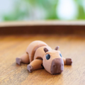 3D Printed Capybara Keychain – Cute Fidget Toy Gift for Kids & Birthday Return Gifts